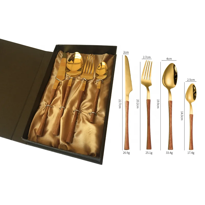 
Hot selling Stainless Steel Silverware Cutlery Flatware Set With Knife,Fork and Spoon 