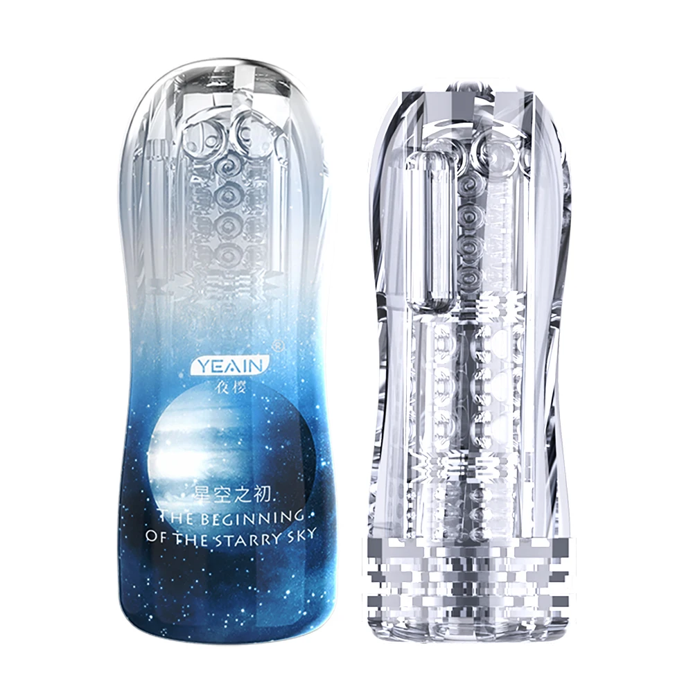 Best Selling Adult Products 3 Styles Vacuum Suction Penis Rubbing Vibration Sex Toys For Male Masturbation Training Crystal Cup