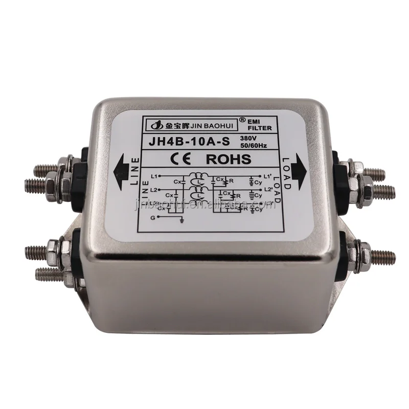 EMI  power filter  three phase three wire AC 380V purification anti interference Sample Available