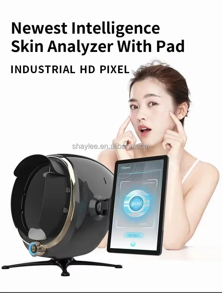Intelligent Face Scanner Woods Lamp 3d Facial Skin Analyzer Testing visa skin analyzis machine for beauty salon