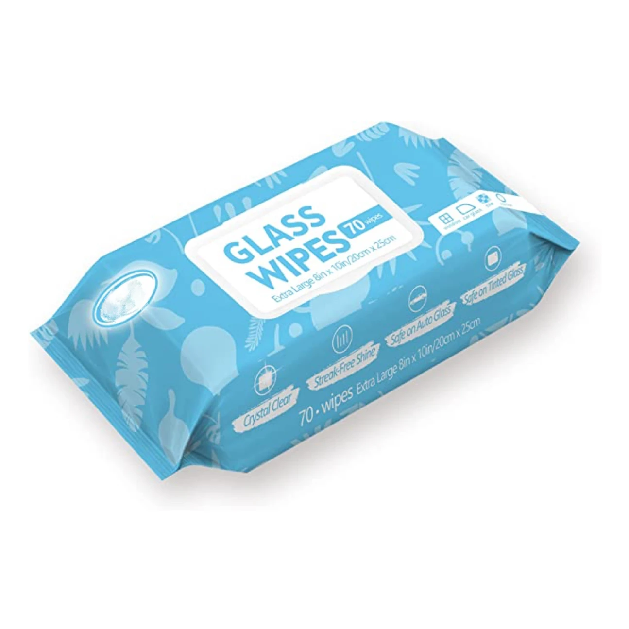 Салфетки для очистки стекла и окон, 70 шт.