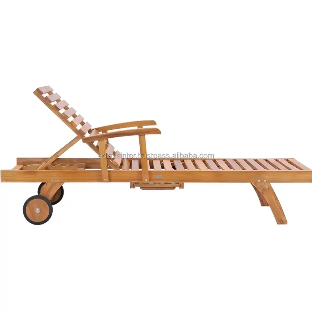 
Kartrman Lounger Teak Outdoor Wooden Teak Garden Furniture 