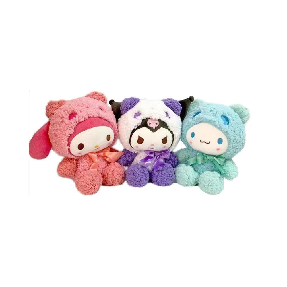 Kawaii Cat kuromi плюшевые аниме серии Cinnamoroll My melody Косплей Тигр игрушки декор комнаты мягкие куклы Подарки