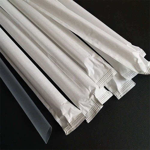 200*6mm Flexography custom Juice cocktail Christmas party Individually Wrapped plastic Clear Drinking disposable PP straws