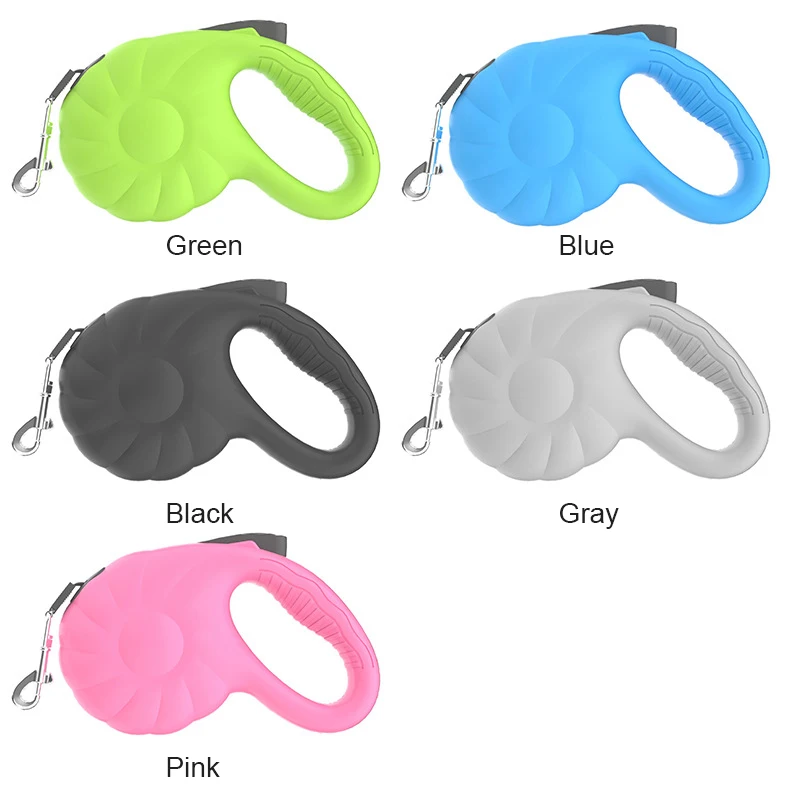 Dog Collar ABS Thickening Luminous Outdoor Multifunctional Retractable Pet Cat Tractor Leash Dogs Accessories Pet Traction Rope