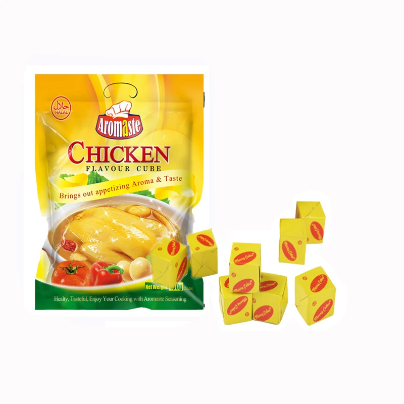 HALAL Nutritious / Natural OEM Private Label Chicken Stock Cube Bouillon For African Food