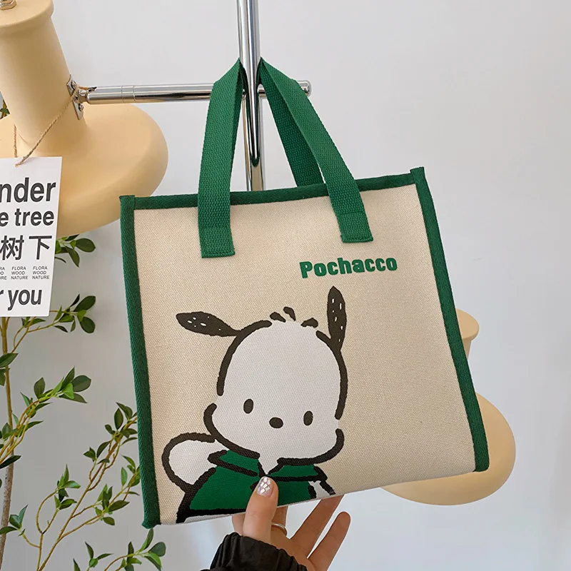 MM My Melody Shoulder Bag melody Fashion canvas tote bag Cinnamoroll large capacity Mommy bag