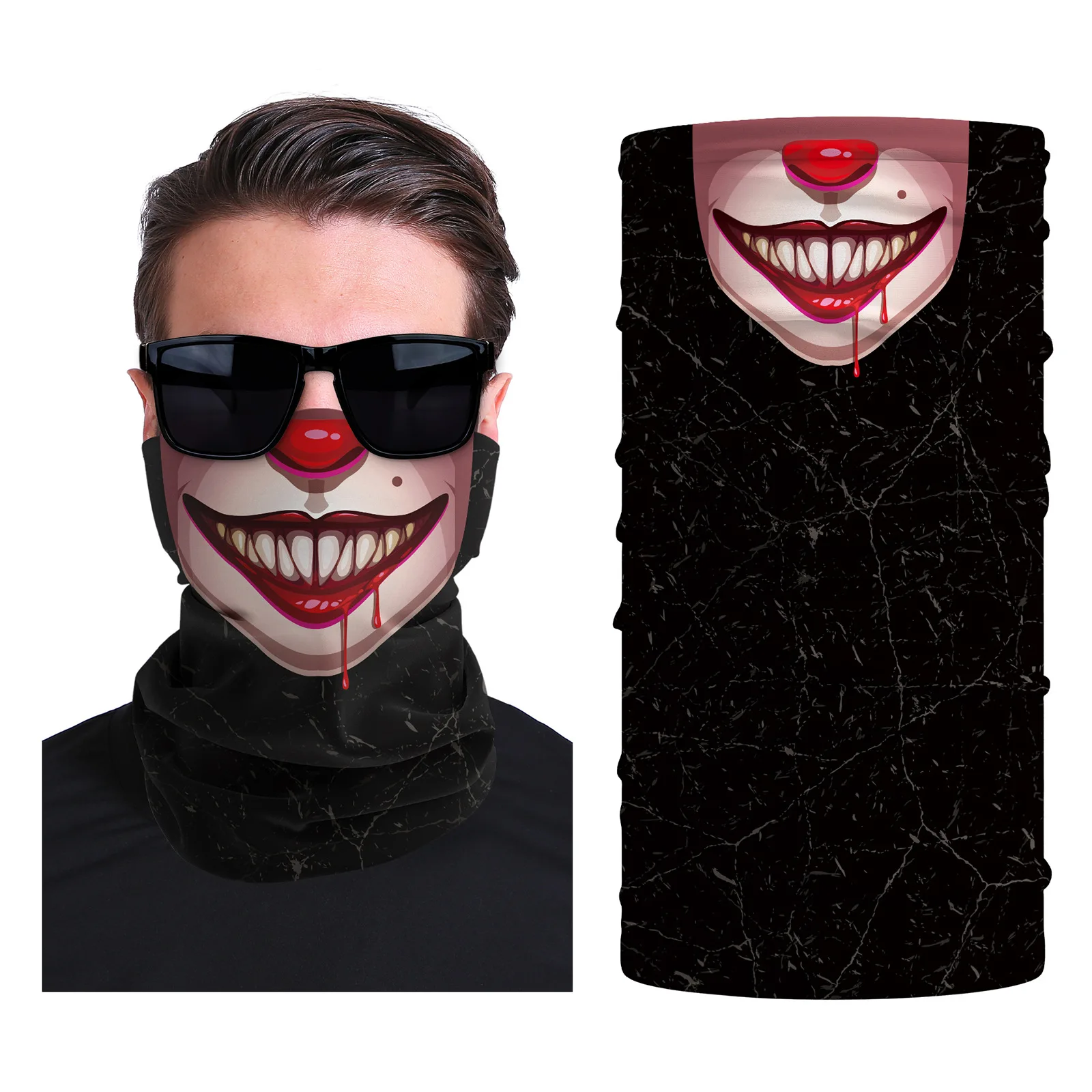 Halloween Mask Skeleton Lion King Zoological Park face towel Magic Bandana Easter Funny mask Clown mask