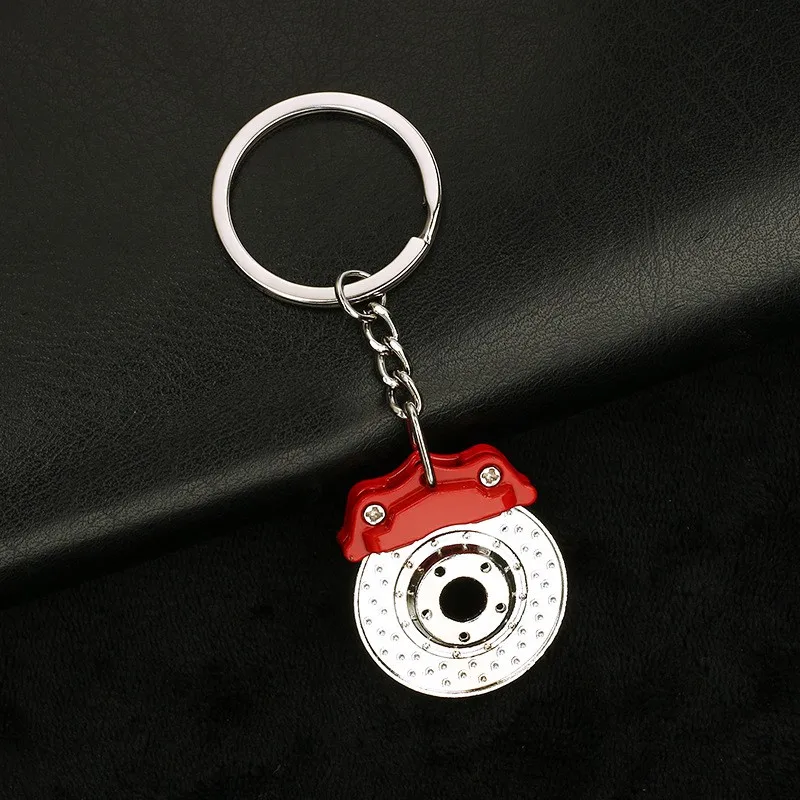 3D creative car modification metal pendant keychain with logo custom