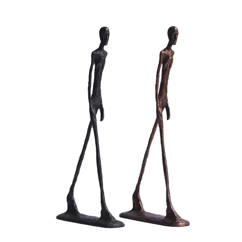 
 Абстрактные поделки Giacometti, скульптура ходящего человека, бронзовая статуя, украшение для дома, фигурка человека, современное искусство  