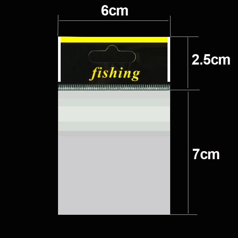 Wholesale small size OPP bag for fishing accessories
