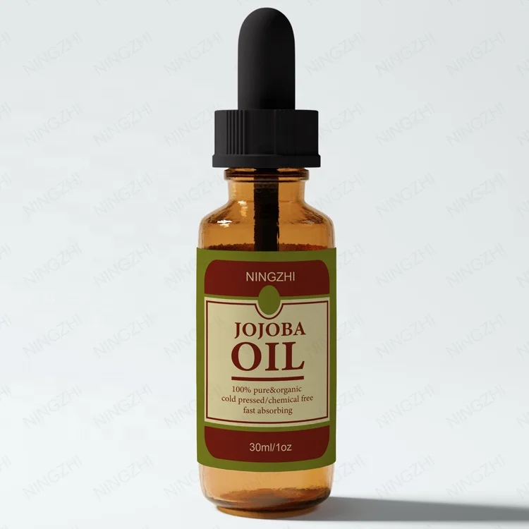 In stock high quality factory price body care face hair serum jojoba oil for