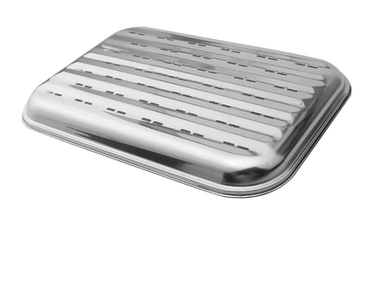 hot sell Utility Multifunctional Food Safe Chrome Plated Stainless Steel Bakeware Or Grilling Tray