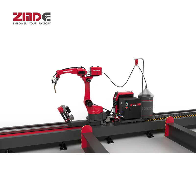 ZMDE Ground Rail Automatic Welding Robot 6 Axis Robotic Workstation