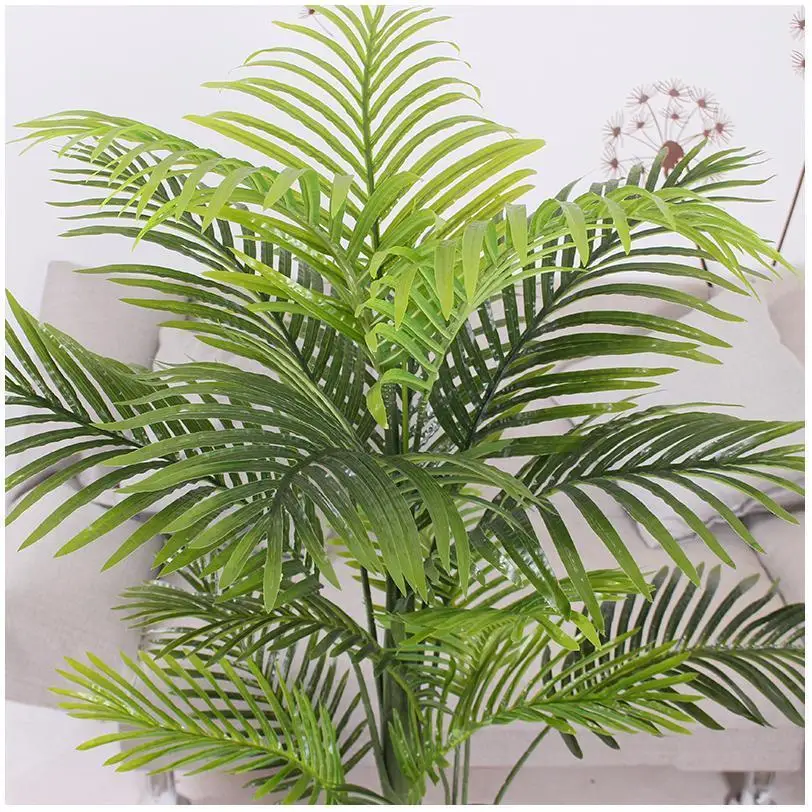 Artificial Fake Tree Plants Indoor Palm Leaves And Flowers Coconut Tall Flowers Outdoor Panels Grass Fence Artificial Plant Wall