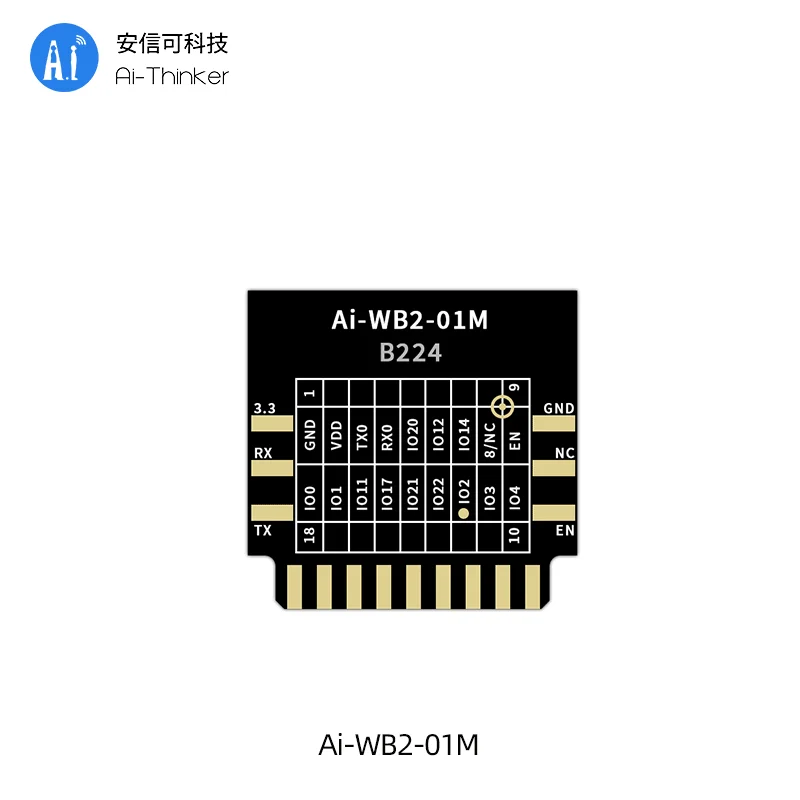Ai-Thinker Новый Ai-WB2-01M модуль с BL602 чип Wi-Fi BLE комбо использовать зарядное устройство для смарт-устройств