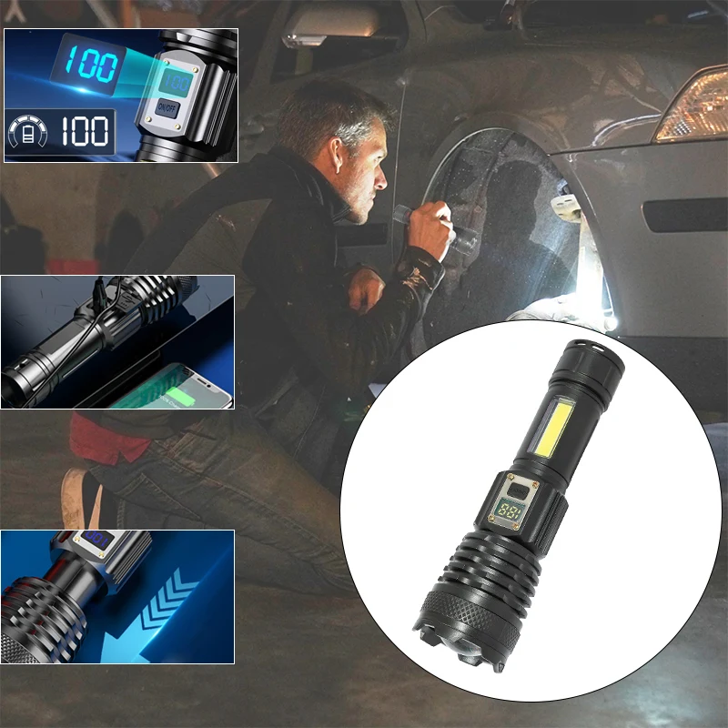 Ultra high lumen network latest white laser flashlight