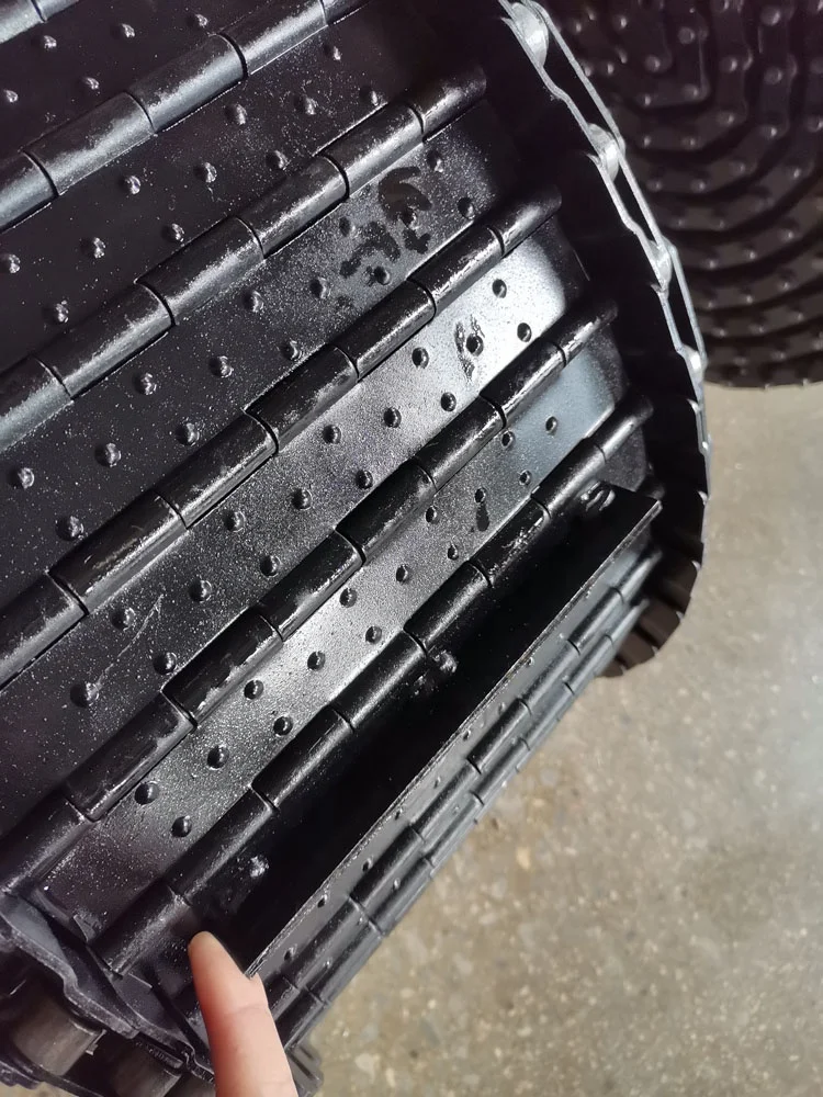 Pitch 50.8 mm chip conveyor steel scraps chips conveyor belt chain apron perforated conveyor chains