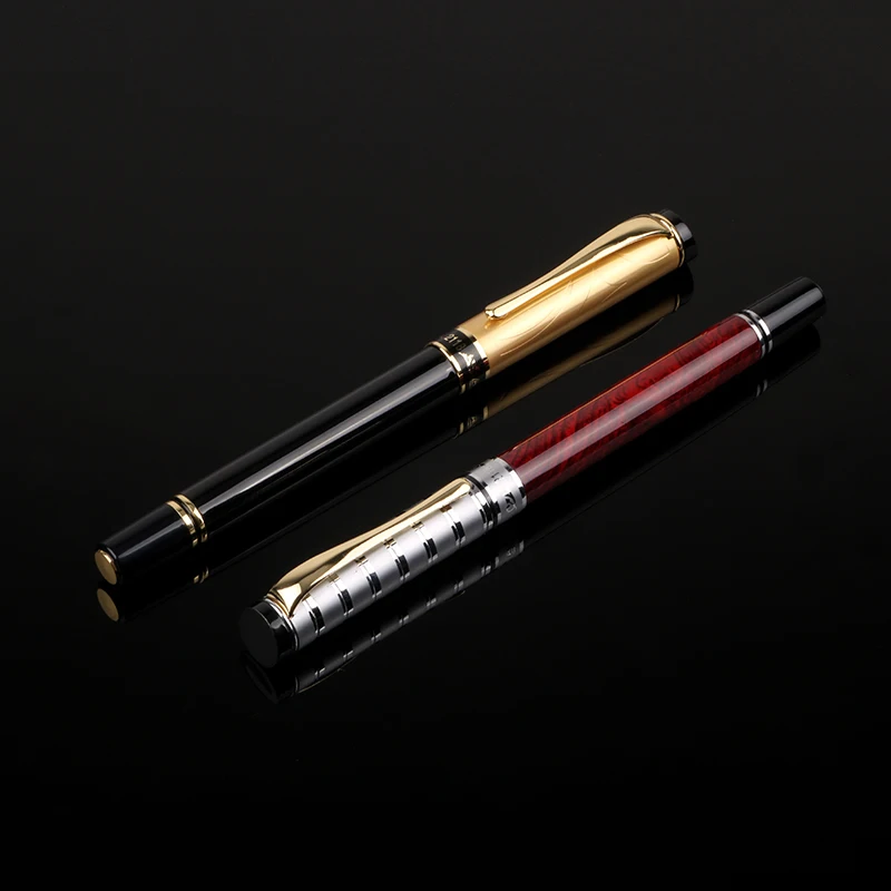 Hot Selling Famous Brand Custom Logo Electroplating Craft 0.5mm Iridium Nib Metal Fountain Pen