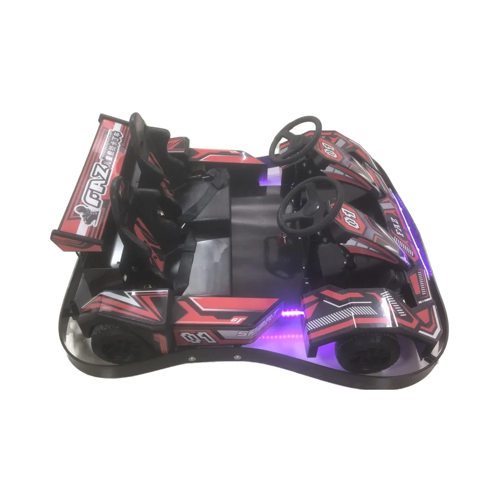Karting Series Manual Start Go-Kart Remote Control Timed Car for 2P Coin Operated Game Kiddie Ride Arcade Amusement Machine