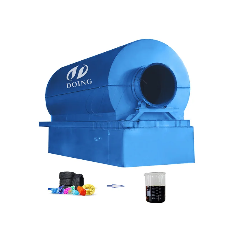 
2021 Professional manufacturer 5T recycling waste car tire pyrolysis machine 