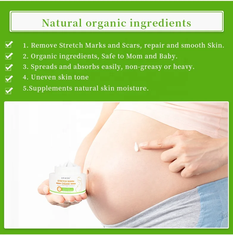  Private Label Stretchmark Remover Cream Natural Organic Body Scar Repair Slack Line Pregnancy Abdomen Anti Stretch Mark
