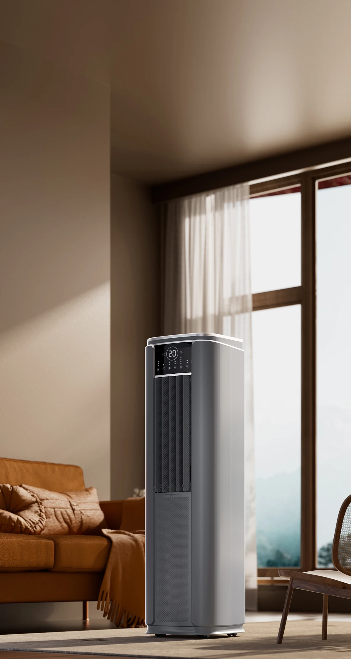 Горячая продажа напольный кондиционер с системой Wi-Fi 12000Btu стоячий шкаф Кондиционер