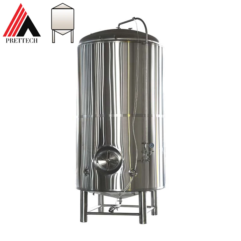 double wall bright Kombucha tank capacity 5000 liters BBT with dimple jacket