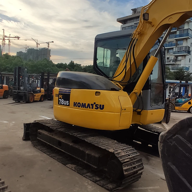 Original excavator machine  Used mini backhoe  komatsu excavator pc78 PC78US PC78-6 PC78-6NO
