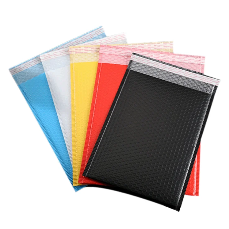 High quality Self adhesive and waterproof custom packing bubble mailers shipping envelope padded poly bubble bags