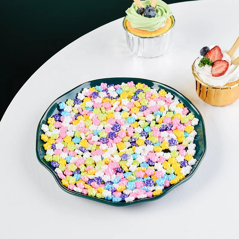 Love Bakery Colorful  Press Candy For Cupcakes Bakery Ingredients Edible Sprinkles Cake Decorations