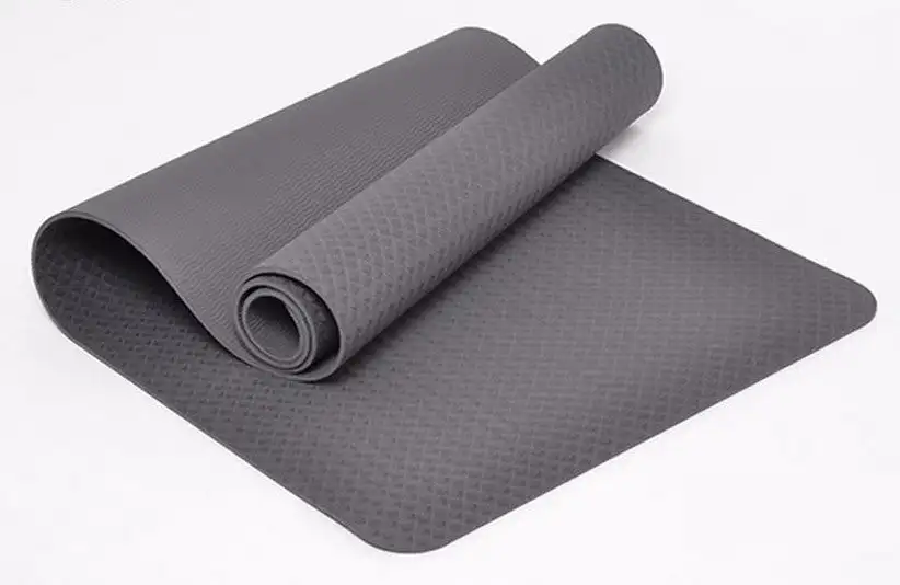 Sansd Manufacturer Eco-fridenly Yoga Pilates 4/6/8/10mm Opp Bag Purple Pink Blue Red Black 183cm No-slip Tpe Yoga Mat