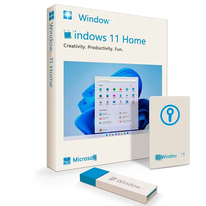 Win 11 Home USB Full Package Retail Key Label For  Muliti-Language Retail Key Win 11 Home DHL FEDEX Free Shipping