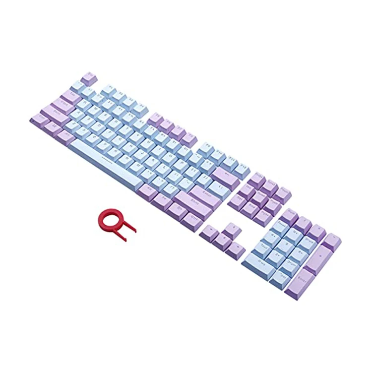 Factory sale pudding PBT doubleshot keycaps universal backlight mechanical keyboard keycaps