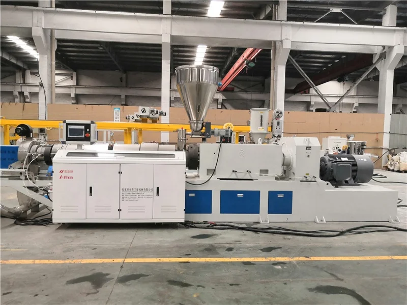 SJSZ92/188 conical twin screw PVC plastic granulator machine