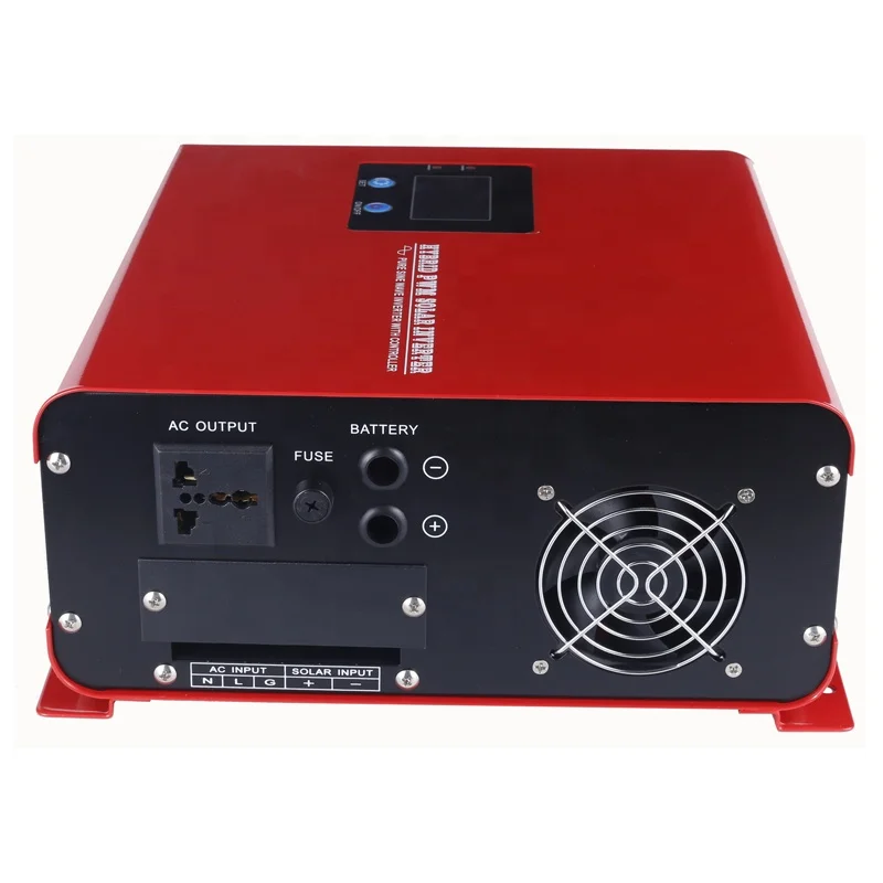 Low Frequency Pure Sine Wave Inverters 12V 24V DC TO AC 120V 220V Solar Pump Single Phase Inverter with Battery Charger
