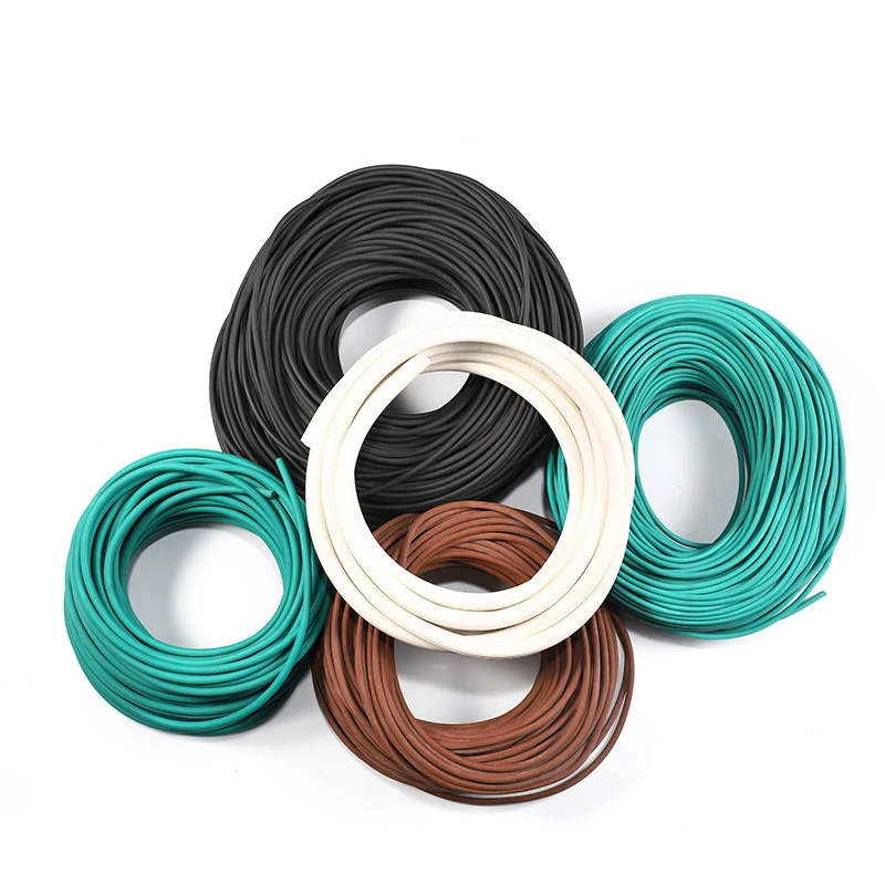 High Elongation And Tensile Strength Extruded Profile Rubber O Ring Cord