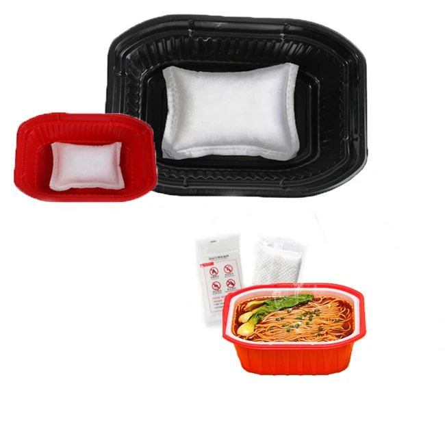 Factory Export Popular 40-90g Heating Pack Instant Food Pack Cook With Heat Self For Instant Food Warmer