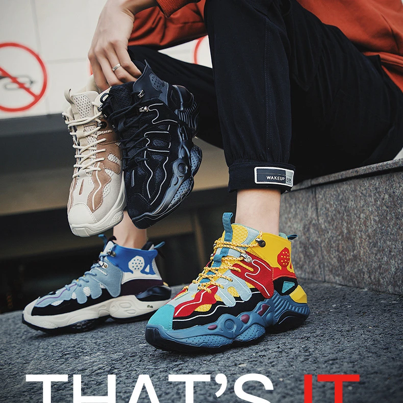 J&H fashion New Arrival Street Fashion Breathable Patchwork Sports Leisure Travel Running Sports man shoes 2020 sneaker