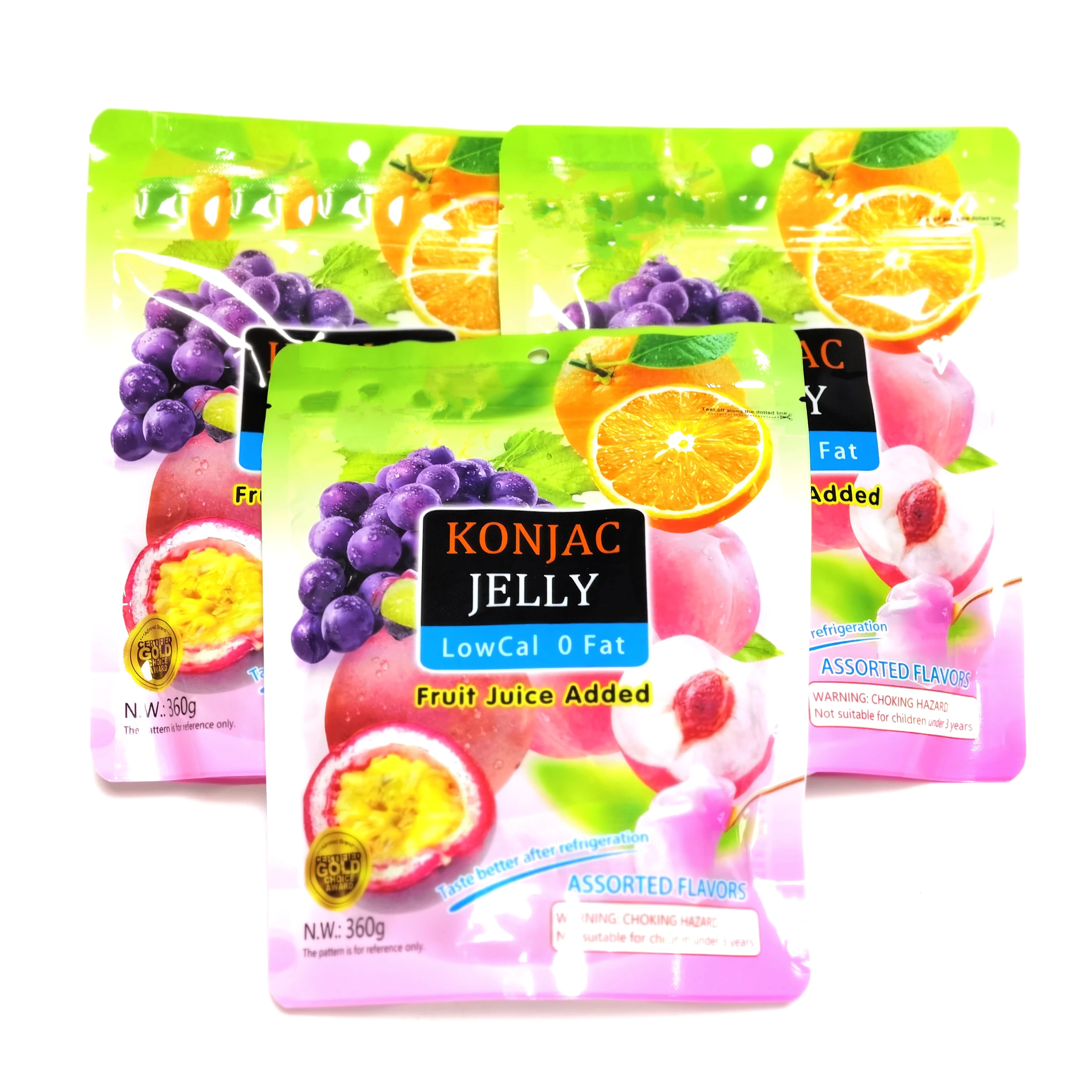 Hot selling jelly Wholesales directly factory mini pack fruit flavored Konjac jelly