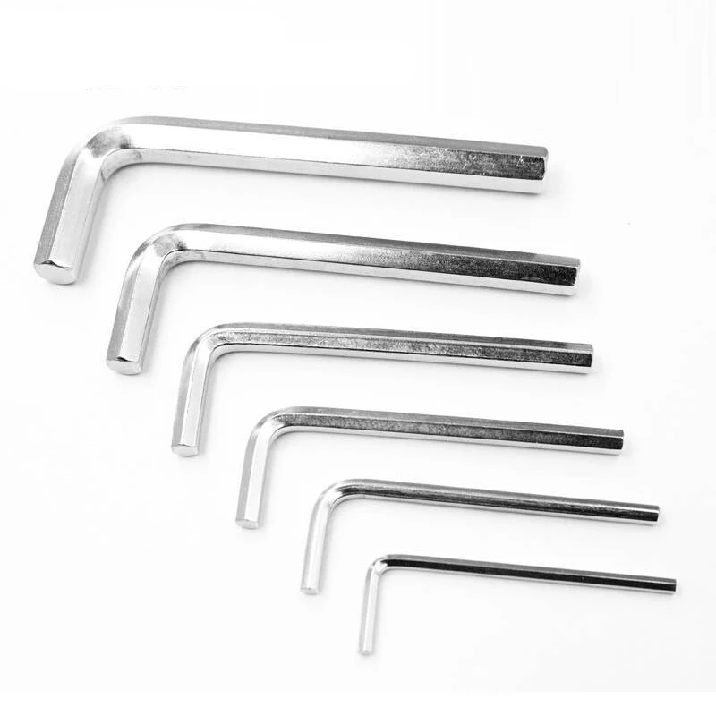 3mm 2.5 Mm 2mm 4mm 6mm 32mm 3/32 1/4 inch short hex key allen key Hex hexagonal long Wrench for Hexagon Socket Screw