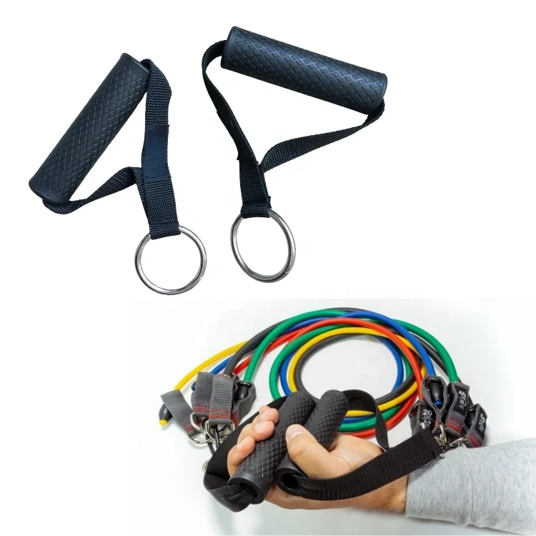 14.5cm 24cm Fitness Heavy Duty Exercise Handles Cable Machine Attachments Resistance Bands Handle Grip
