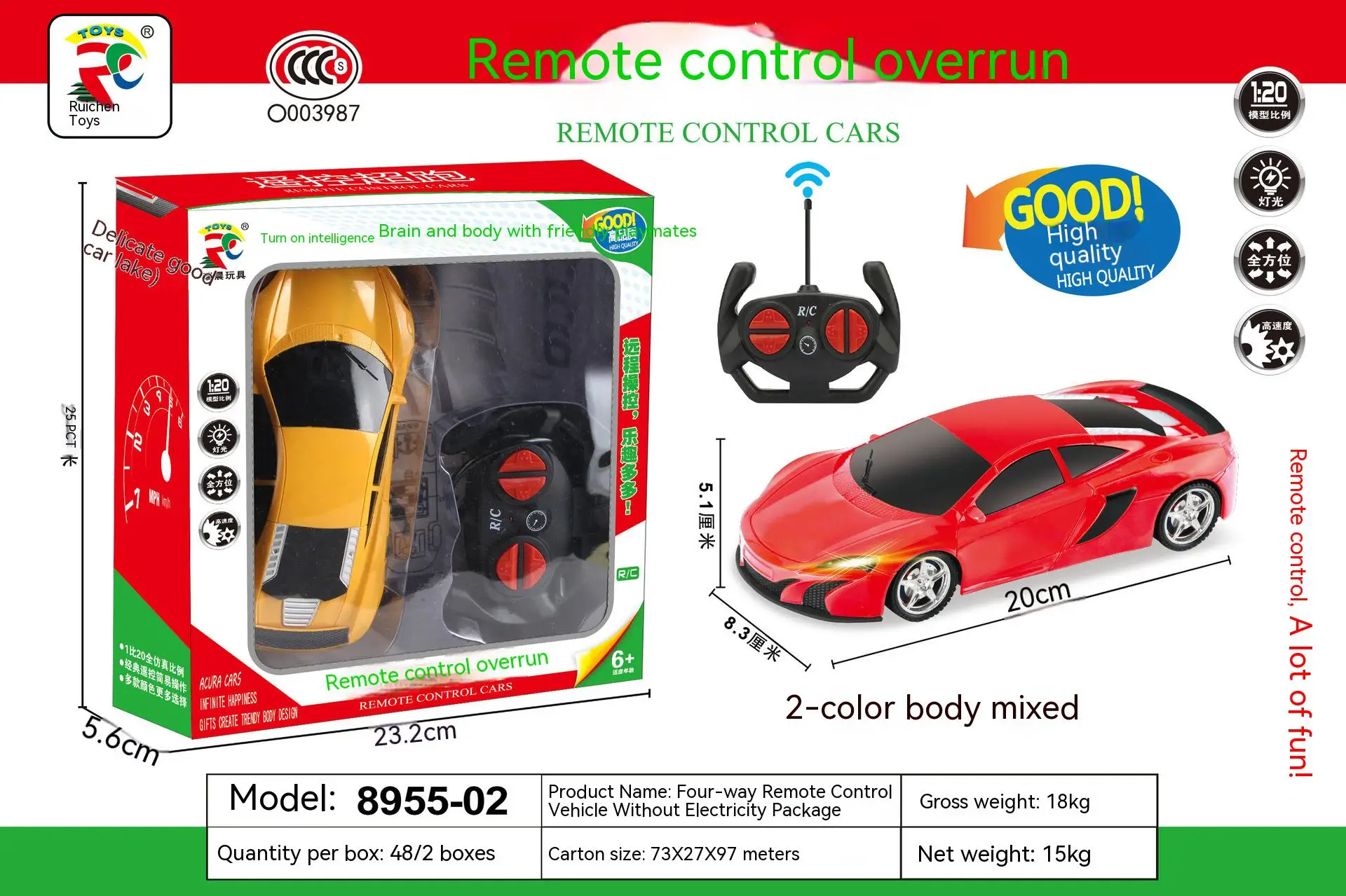 Hot Sale Kids Remote Control Racing Car for Boys and Girls 2023 Hot Selling RC Car Uncharged Version Toy Car for Kids