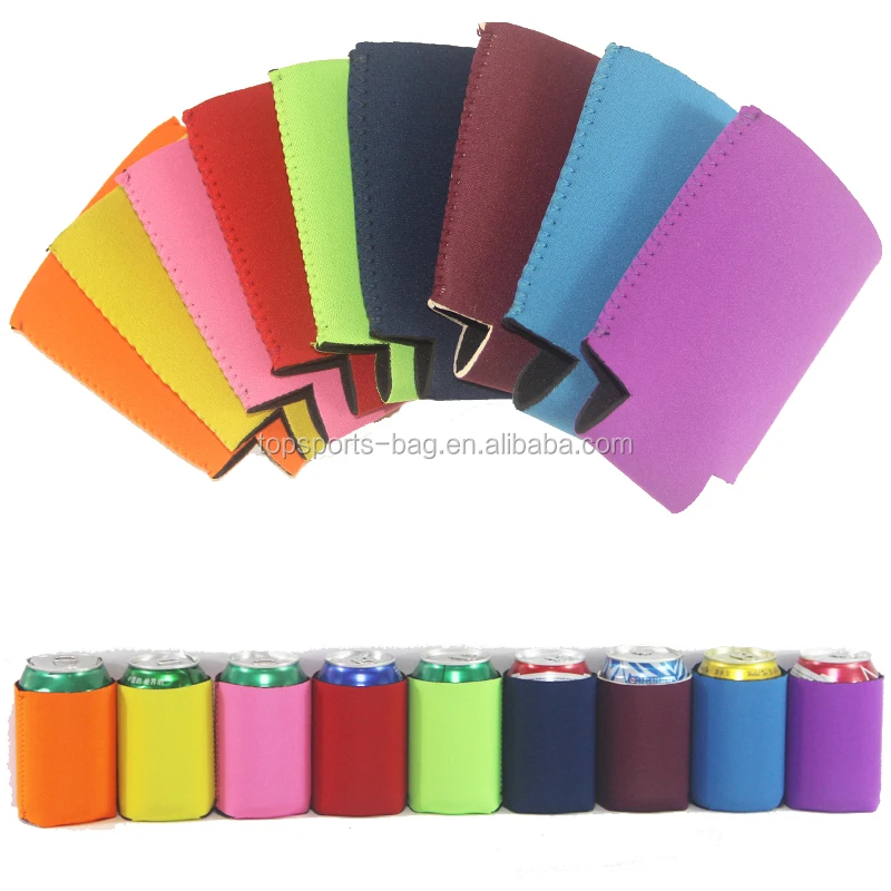 Drop Shipping Party Blank Can Coolers (4, 6,12 Bulk Pack) Blank Beer Coolies Sleeves Neoprene