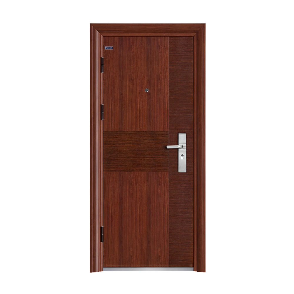 good price security residential front doors steel doors exterior with security door lock system