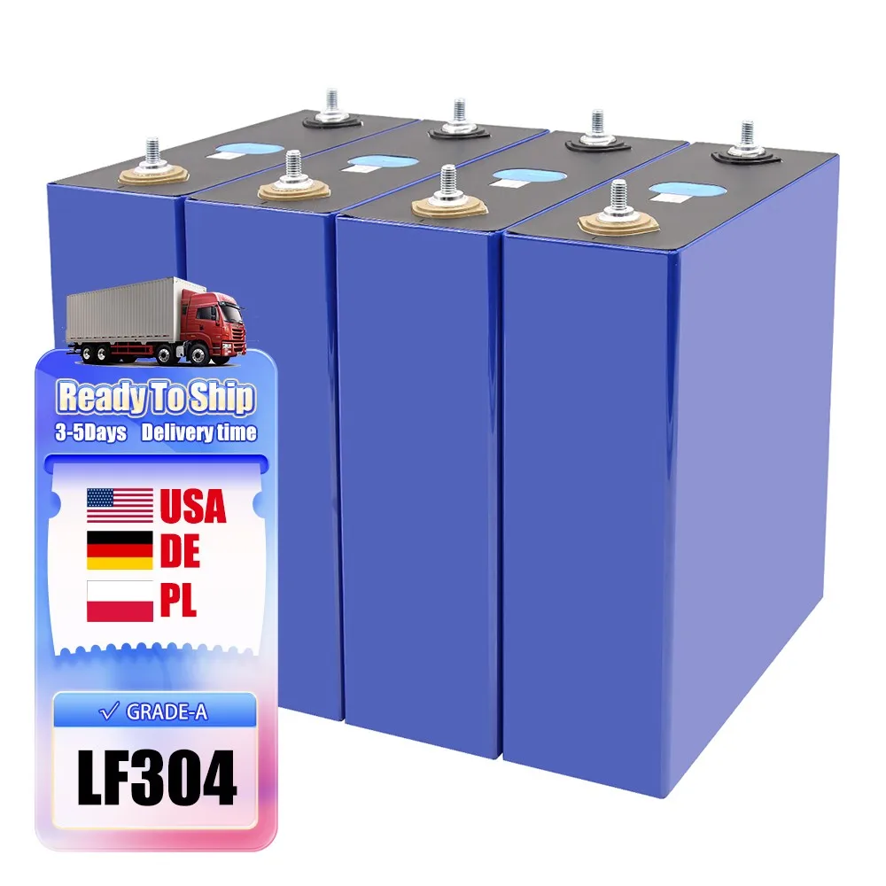 UA/Ukraine Poland European Eu Warehouse Stock 3.2V IMR LF304AH Lifepo4 Battery 3.2v 100ah 280K 304ah Eve Lithium Ion Battery