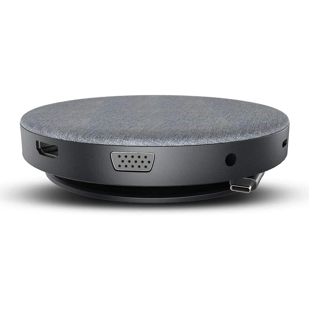 
Round fabric grey 10 connections multi-ports oem usb hub 
