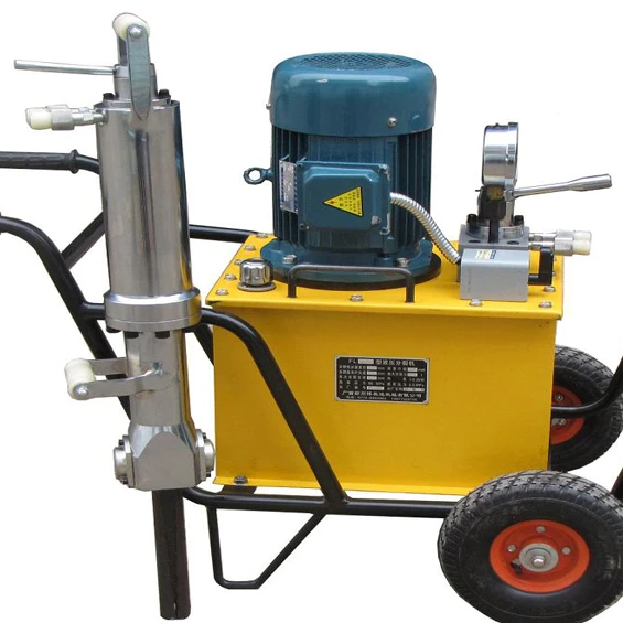 Diesel professional rock splitter video splitter