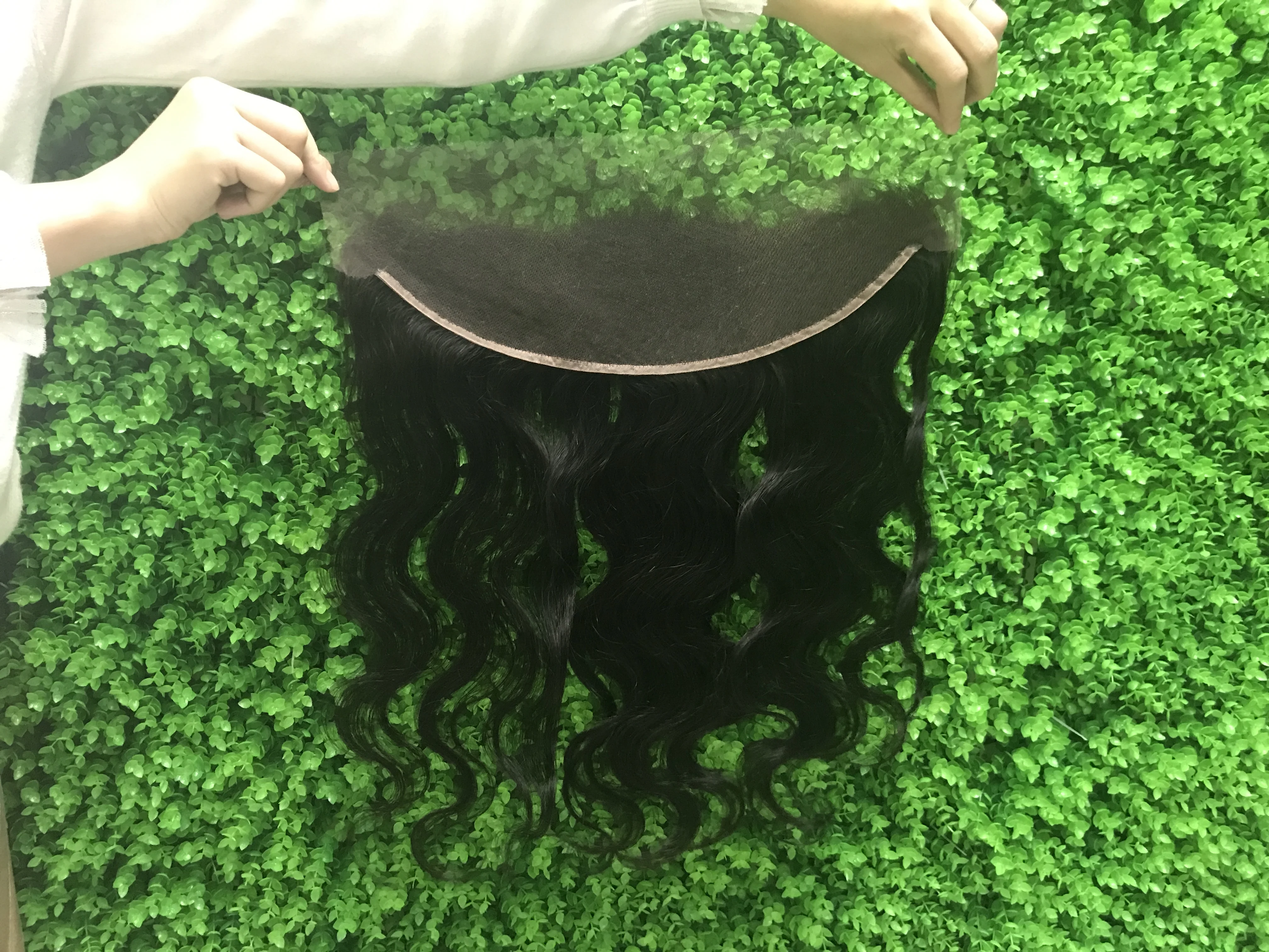 Real super thin HD swiss transparent ear to ear 13x6 HD lace frontal silky straight