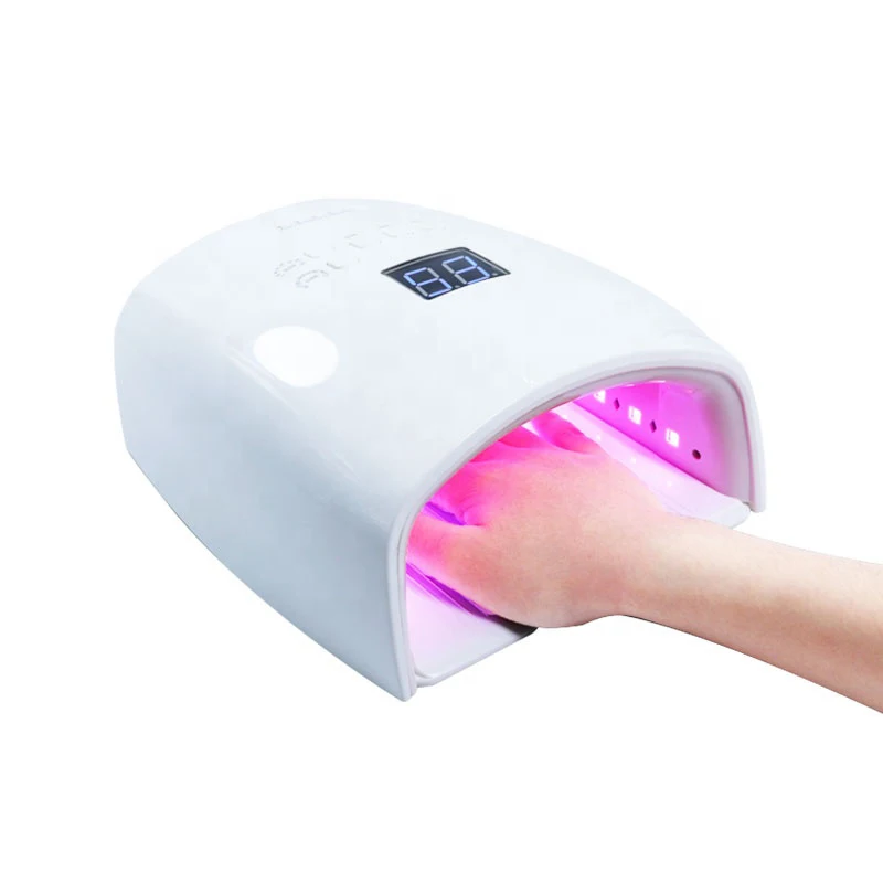 New Red light 48W nail lamp uv rechargeable nail lamp with good quality